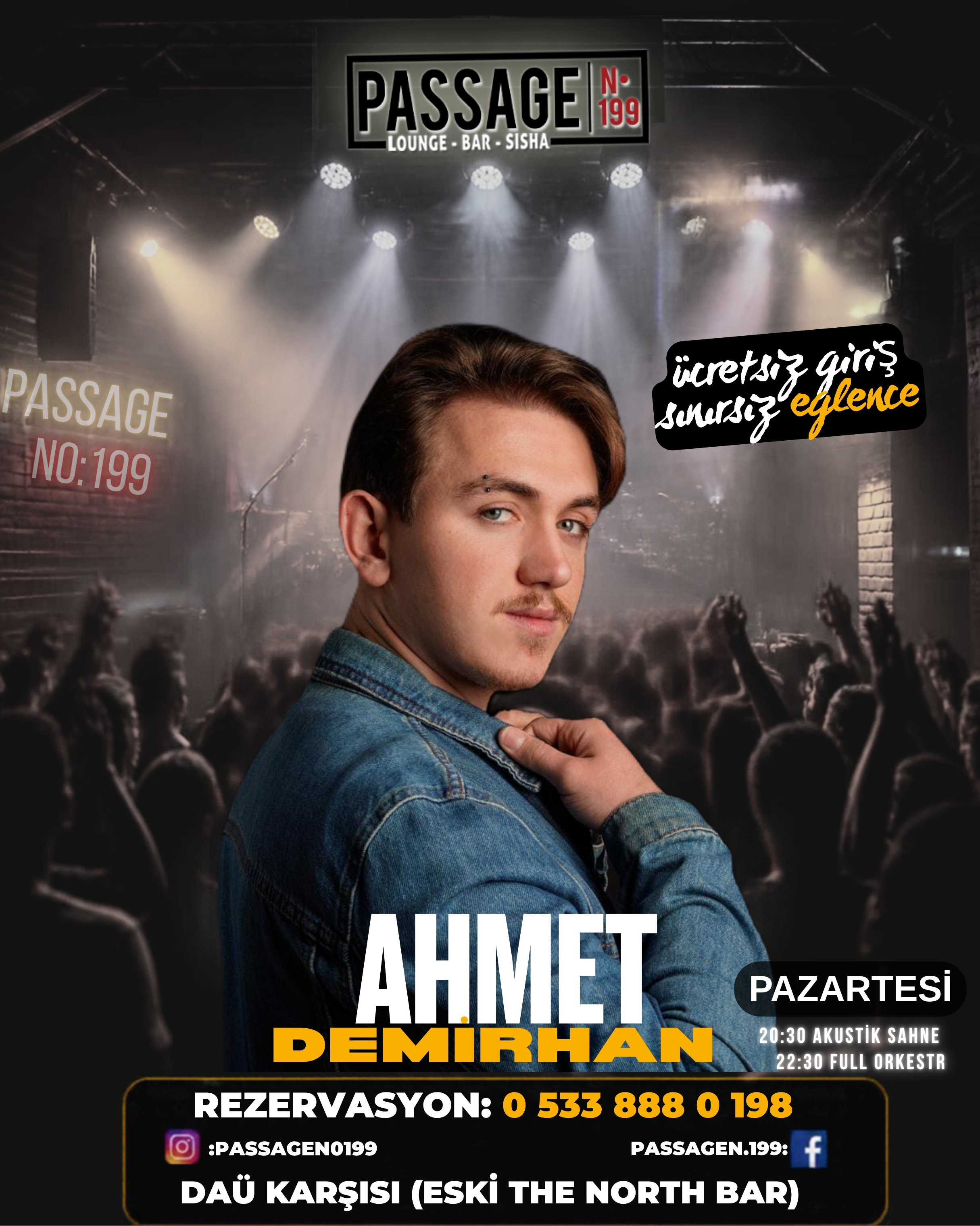 Ahmet Demirhan konser afişi