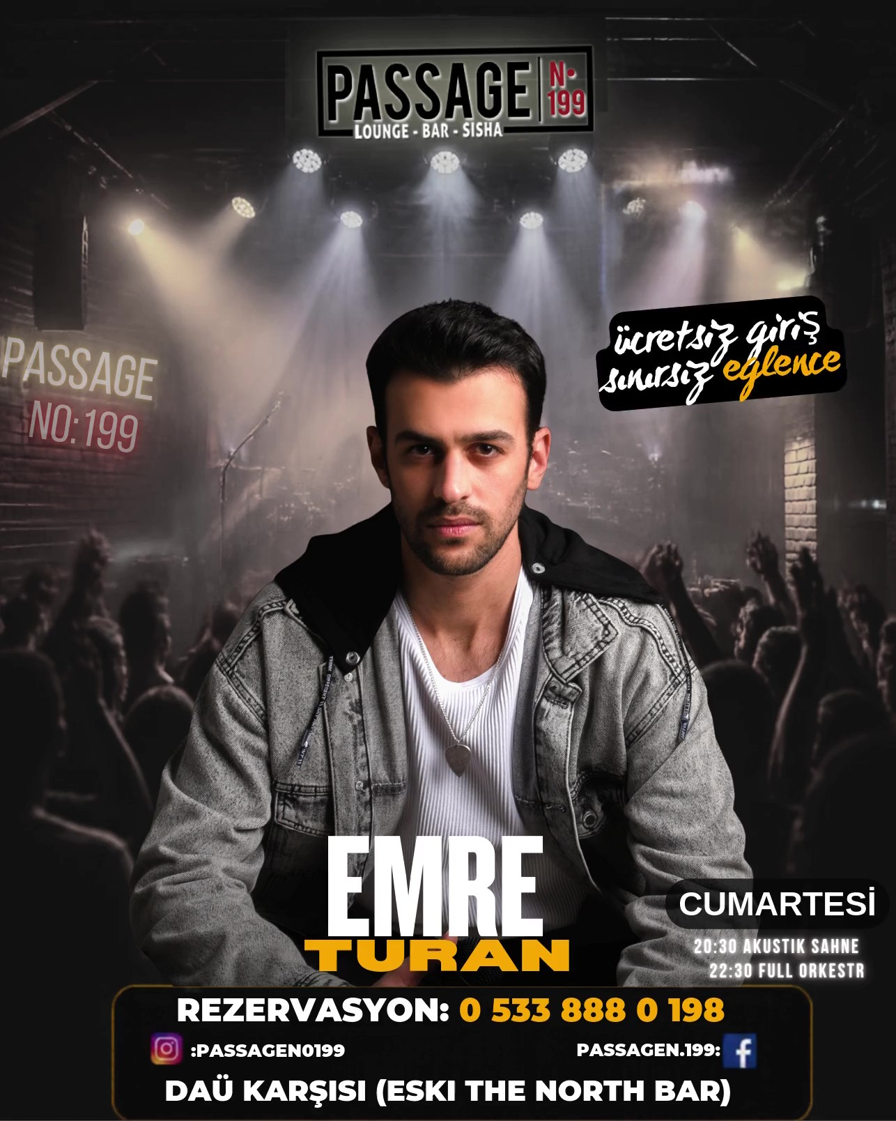 Emre Turan konser afişi