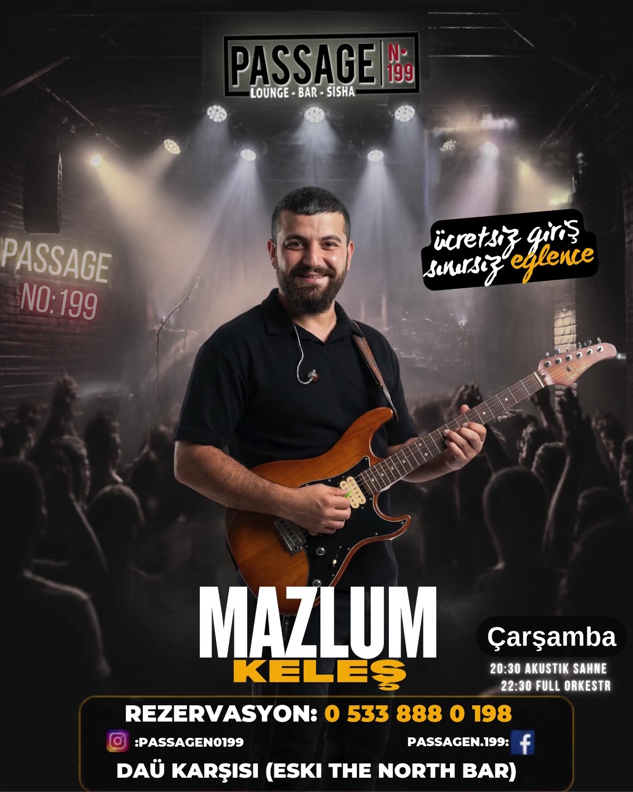 Mazlum Keleş konser afişi