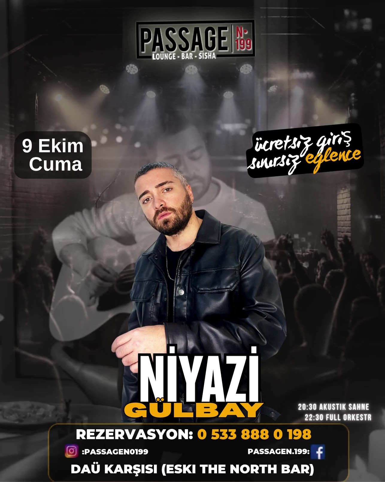 Niyazi Gülbay konser afişi